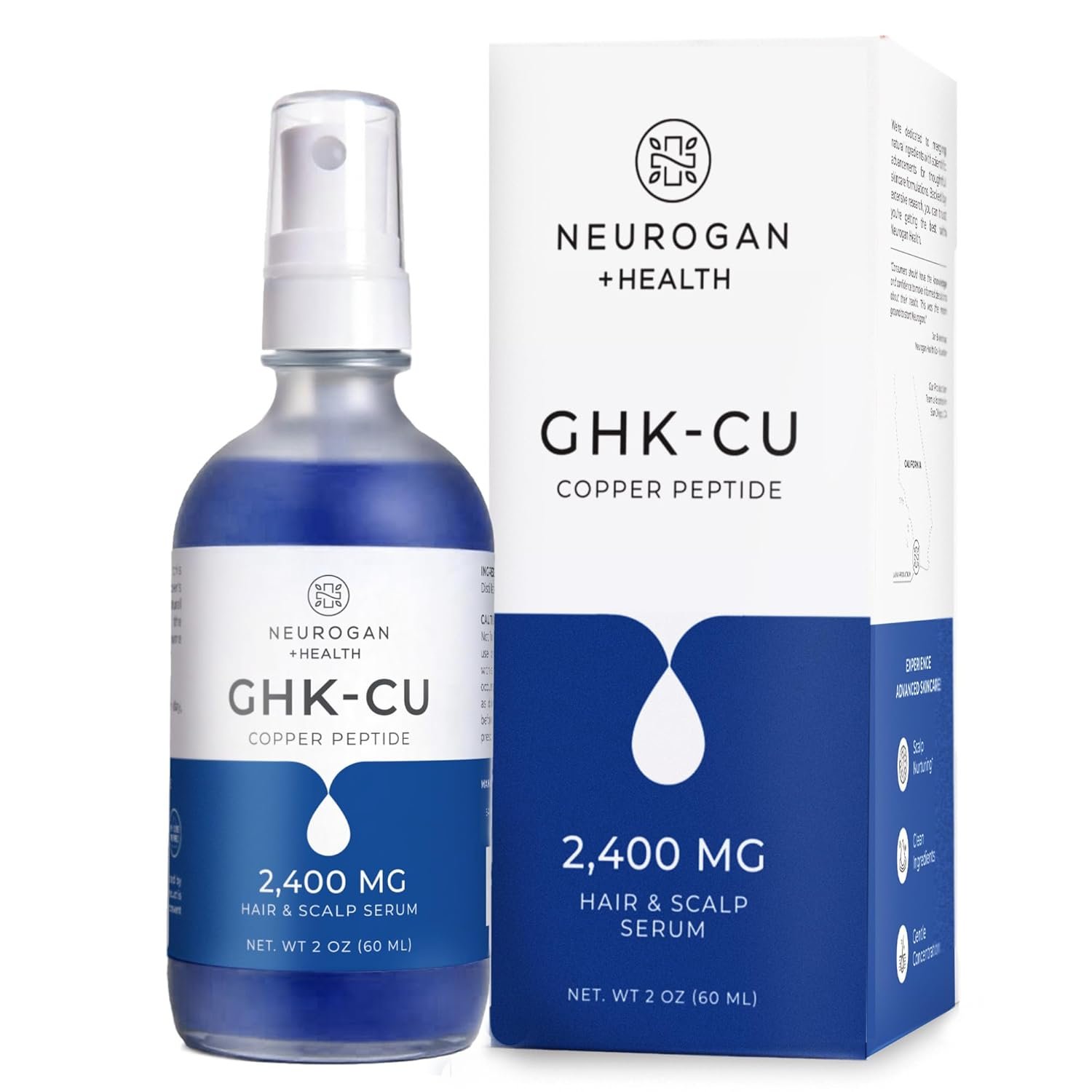 Neurogan GHK-Cu copper peptide hair and scalp serum